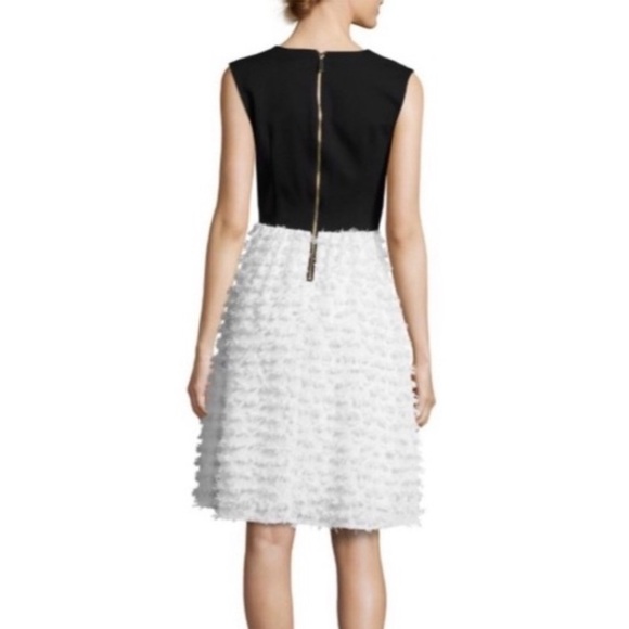 French Connection Summer Sky Fringe Dress New - Picture 3 of 16